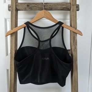 Kiava Sweetheart neckline crop top